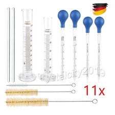 11 Stück Glas Pipette Glas