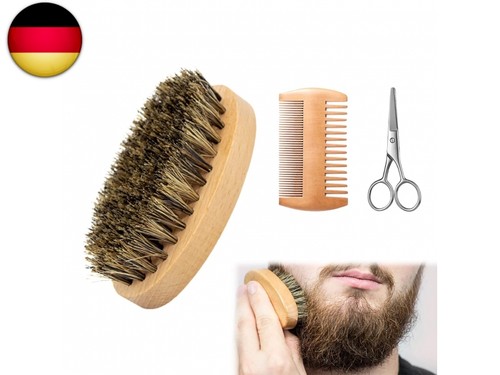 Bartkamm bartbürste mit - bartkamm,bartbürste,
