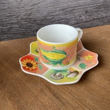 6 Porzellan Mokka Tassen / Espresso Königliche Manufaktur  C. Bavaria