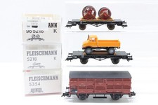 H0 Fleischmann 5354 5218K 96 5218K DB Viehwagen Güterwagen Konvolut DC OVP N106