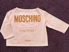 *MOSCHINO COUTURE*Shirt*3/4 Ärmel*weiß*gold*Größe D38/IT44*NEU**