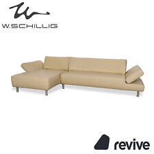 Willi Schillig Taboo Ecksofa Beige manuelle Funktion Sofa Couch