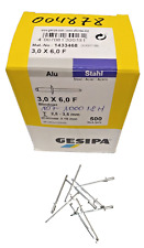 GESIPA Blindnieten Niete Popniete Flachrundkopf 3 x 6 Alu Stahl 1433468 500St.