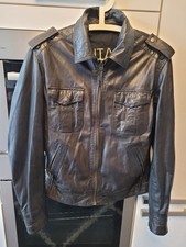 Jacke Lederjacke von Autark Damen/Herren Gr,42 braun