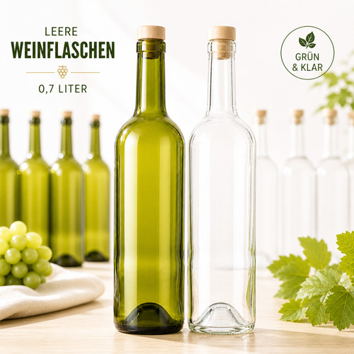 Weinflasche glasflasche - weinflasche,