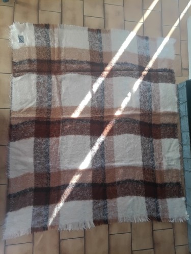 Vintage mohair plaid - vintage,
