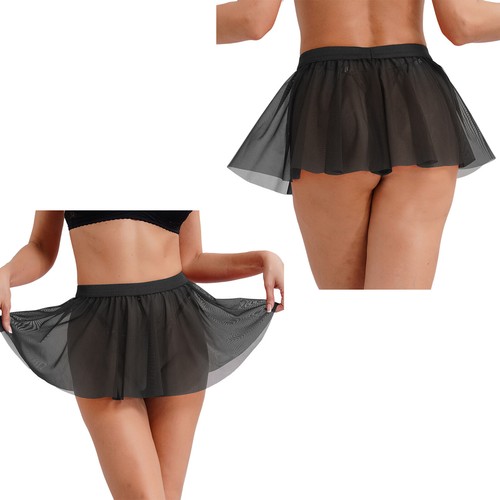 Frauen minirock transparent - de,