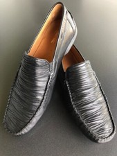 GALIZIO TORRESI / Mokassin / Leder /  Gr. 43,5 / schwarz / Gebraucht