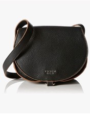 TOSCA BLUE Leder Schultertasche BLAU  wie NEU!