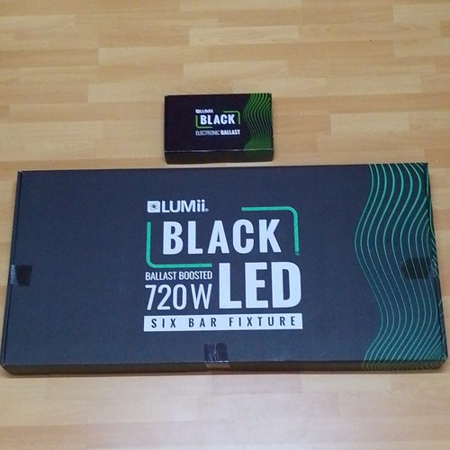 Lumii black 720w led grow - black,