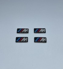 10x M Aufkleber, Performance Emblem, Sticker Felgen, Lenkrad Logo