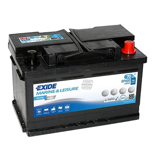 Exide ep600 dual agm 70ah - exide,