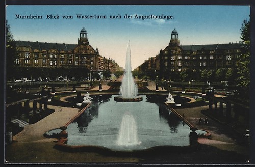 Ansichtskarte mannheim - ansichtskarte,