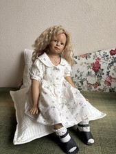 Künstlerpuppe Puppe Heidi Plusczok Vinyl Puppe 63 cm. Top Zustand