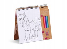 Nici Malbuch Pferde + 8