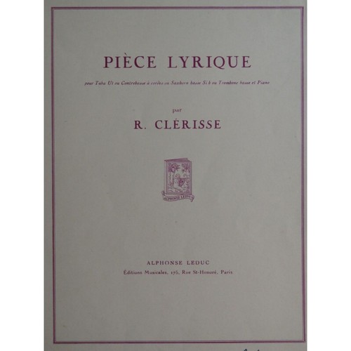 Clérisse robert lyrisches - clérisse,