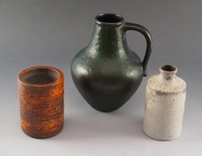 Konvolut mit 3 vintage Vasen