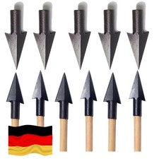 6XPfeilspitzen 8mm Metall