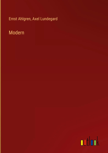 Ernst ahlgren modern - ahlgren, |