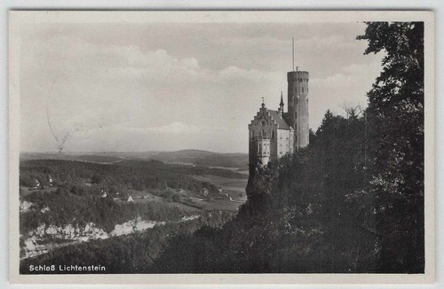 Ansichtskarte schloß - ansichtskarte,