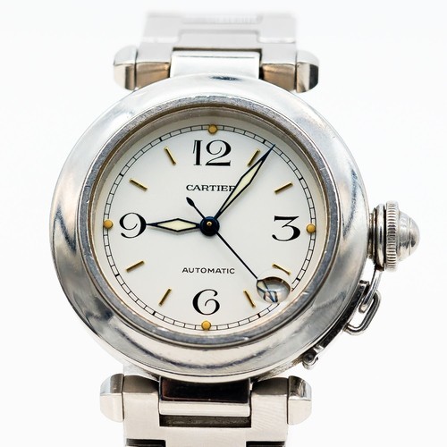 Cartier pasha uhr edelstahl - uhr,