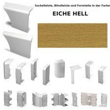 HZ SLF2000 Sockelleiste Blindleiste Heizungsrohrverkleidung Fußleiste eiche hell
