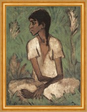 Sitzende zigeunerin 1926 - sitzende,