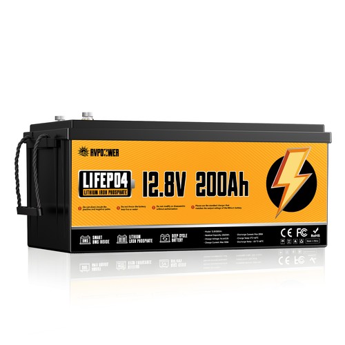 12v 200ah lifepo4 akku lithium - 200ah,