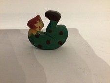 OSTHEIMER Holzfigur Purzelclown. Zirkus, Schaukel Clown.  Alte Serie. antique