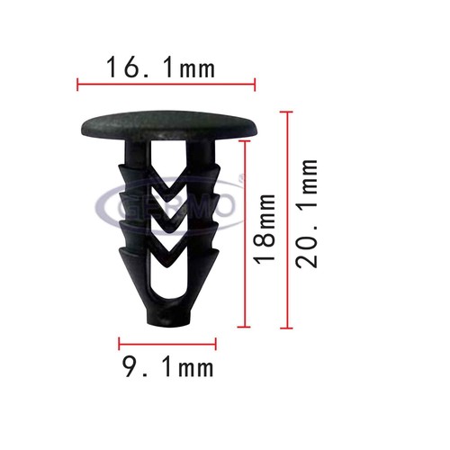 Befestigungs clip - 10, x