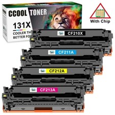4 XXL Toner Für HP 131X 131A CF210X LaserJet Pro 200 Color MFP M276 M276n M276nw