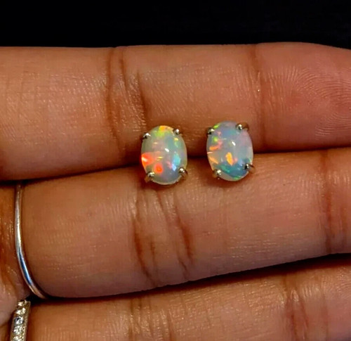 Welo opal steckohrring - welo,