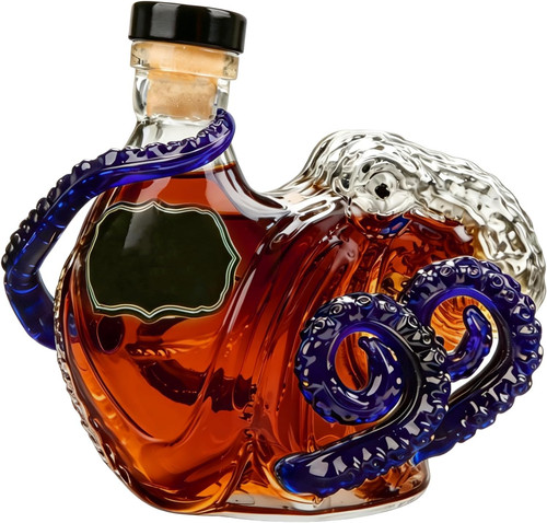 Oktopus glasflasche 350ml - 3d,