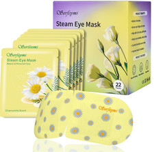 22x Serfeymi Dampf Augenmaske Selbstheizend Wärmend Schlafmaske Einweg