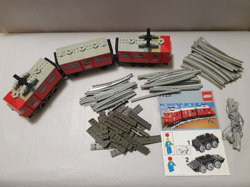 Lego 7725 12v - lego, personenzug