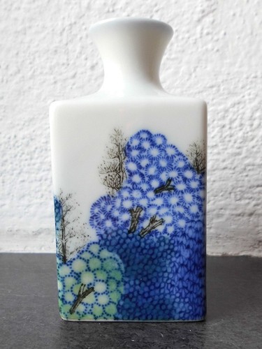 Porzellan vase rechteckig - porzellan-vase,