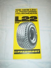 orig. Pneumant L22 Reifen Prospekt Export IFA Robur LO/LD W50 H6 Framo S4000 DDR