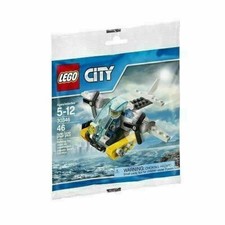 LEGO City - Gefängnis Insel Wasserflugzeug 30346 Polybeutel - Brandneu & Versiegelt