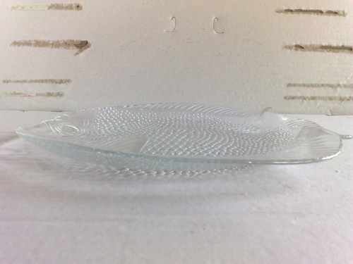 Glas servierteller mit - glas,