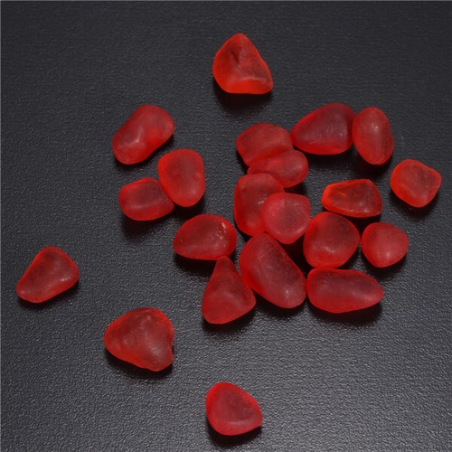 Rot seeglas 12mm - 8-12mm, glasbrocken