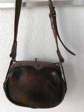 Alte leder post umhängetasche - leder, post/umhängetasche