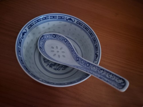 Chinesische reisschale mit - reisschale,