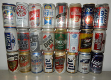 24 schöne Bierdosen aus