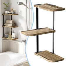 Eckregal Zickzack Ablagen Holz