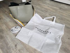 HANDTASCHE SEIDENFELT VEGAN SCHLAMM GRÜN-GRAU