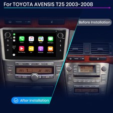 DAB+ Für Toyota Avensis T25 2002-2008 Android 14 Autoradio 2+32GBCarplay GPS FM