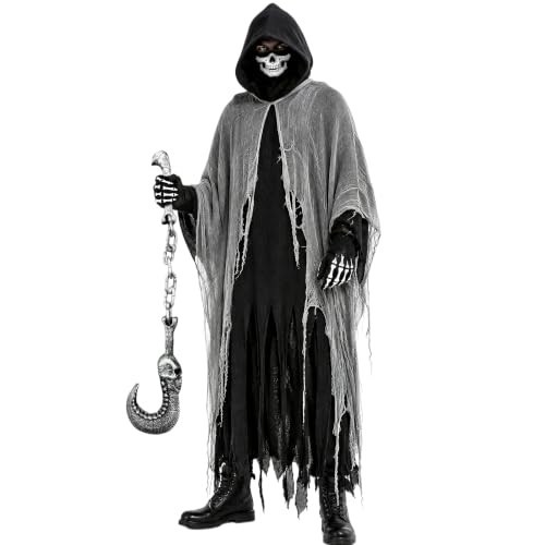 Sensenmann kostüm halloween - sensenmann,