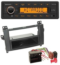 Continental 1DIN USB AUX MP3 Autoradio für Mercedes B-Klasse (T245, 05-11)