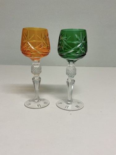 Alte likörglas - 2x,