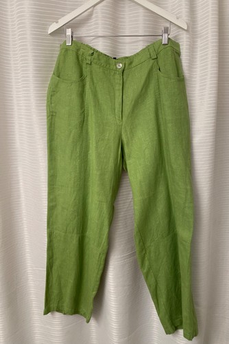 Vintage linen pants - vintage,